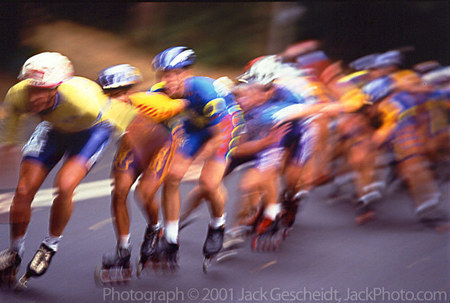 in-line racers, Central Park