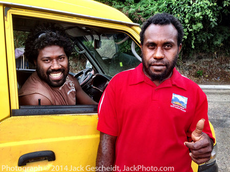 taxi driver & guide, Port Vila, Vanuatu